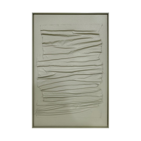 Decoratiuni perete - Tablou canvas cu textura reliefata verde-gri
