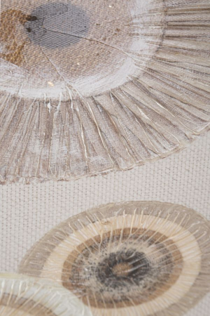 Tablou Circola cu insertii, panza, bej crem - CreativDeco.ro [2]