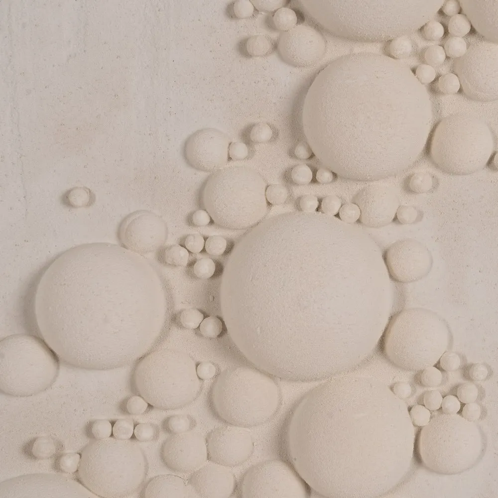 Tablou Crem din Lemn Decoratii in Relief, 50 X 6 X 70 cm - creativdeco.ro [1]