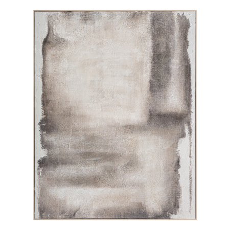 Decoratiuni perete in Stil Contemporan - Tablou decorativ abstract vertical în tonuri de maro Nael