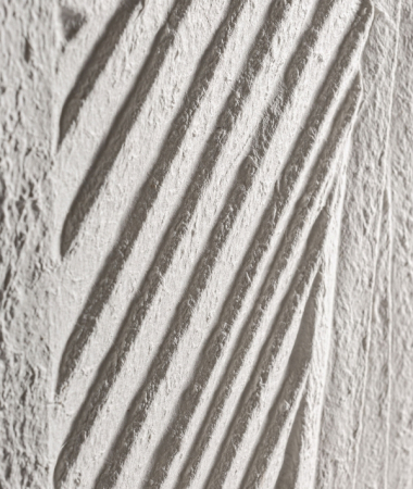 Tablou decorativ papier-mâché bej cu ramă lemn [3]