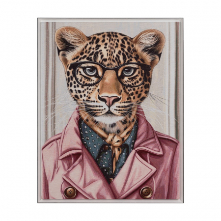 Tablouri - Tablou textil cu imprimeu animalier pentru decor exotic|Tablouri africane pentru interioare indraznete