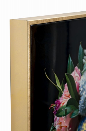 Tablou femeie leopard floral 52x102 cm – artă fantezistă cu simbolism și culoare [3]