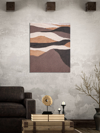 Tablou handmade Darky, canvas, multicolor [1]