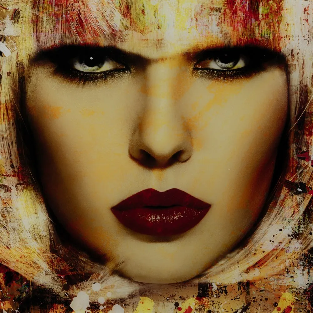 Tablou imprimat Woman, sticla, multicolor, Ixia [3]