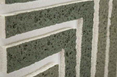 Tablou labirint geometric verde 60x80 cm – textură 3D pe pânză calmă [4]