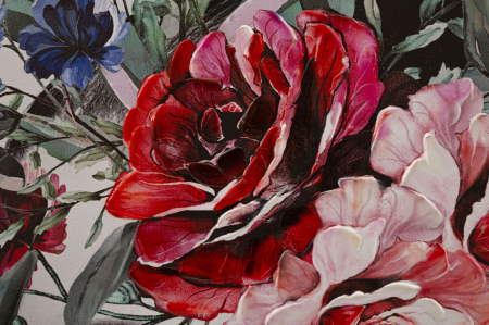 Tablou Lady Flower A, pictura pe panza, multicolor - creativdeco.ro [2]