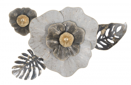 Decoratiuni metalice - Decoratiune Flori Frunze - Eleganta Modernism CreativDeco