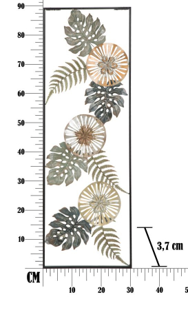 Decoratiune Aurie Frunze Flori - CreativDeco [13]