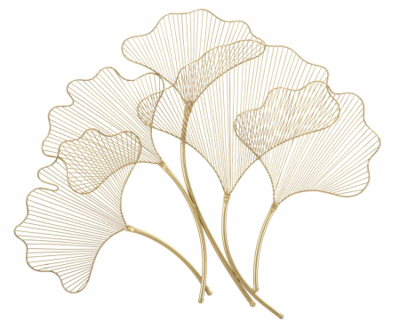 Decoratiuni metalice - Decoratiune Frunze Stilizate Glam by CreativDeco