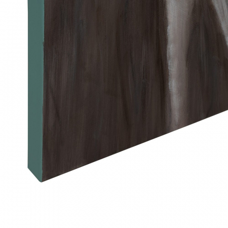 Tablou pictat manual oaie stilizată turcoaz vertical 90x120cm [4]