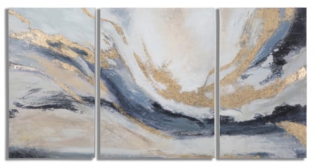 Tablouri - Tablou abstract modern canvas Gaspons, multicolor | creativdeco.ro