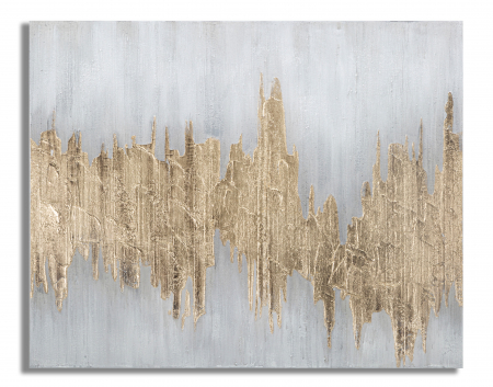 Tablouri - Tablou panza Goldage, canvas/rama lemn pin