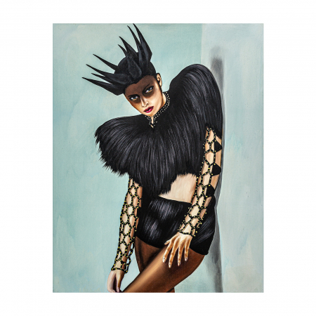 MEGA PROMOTII - Tablou Contemporan Alb Negru Fildes|Tablouri Abstracte Sofisticate