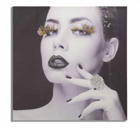 Tablouri - Tablou Monocrom Detalii Luminoase - Stil Lux CreativDeco