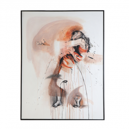 Decoratiuni perete - Tablou Canvas Art Deco Portocaliu|Arta Eleganta