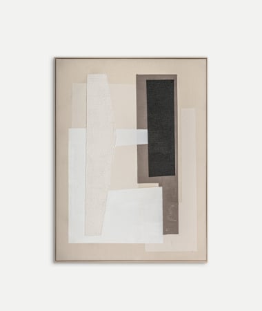 Decoratiuni perete - Tablou NEXO pânză tonuri neutre – titlu imagine principală