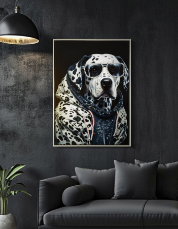 CreativDeco Tablou Dalmatian Elegant - Rafinament si Stil [6]