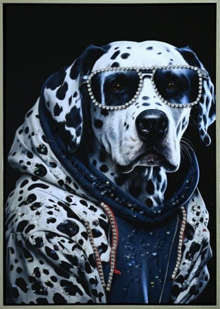 CreativDeco Tablou Dalmatian Elegant - Rafinament si Stil