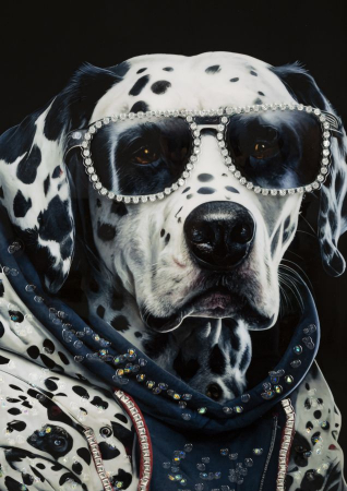 CreativDeco Tablou Dalmatian Elegant - Rafinament si Stil [5]