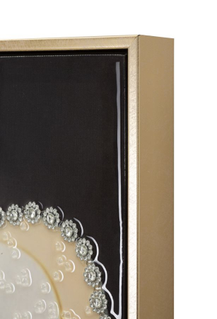 Portret Femeie Stilizata Detalii Aurii - CreativDeco [4]