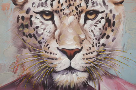 CreativDeco Leopard Regal in Sacou Roz - Moda Contemporana [4]