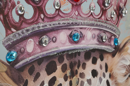 CreativDeco Leopard Regal in Sacou Roz - Moda Contemporana [5]