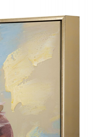 CreativDeco Portret Leu in Sacou Roz - Originalitate si Stil Modern [6]