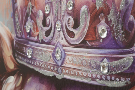 CreativDeco Portret Leu in Sacou Roz - Originalitate si Stil Modern [5]