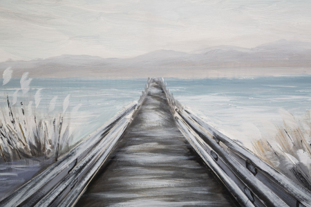 Tablou Pod Rustic Orizont Vast - Serenitate Refugiu CreativDeco [1]