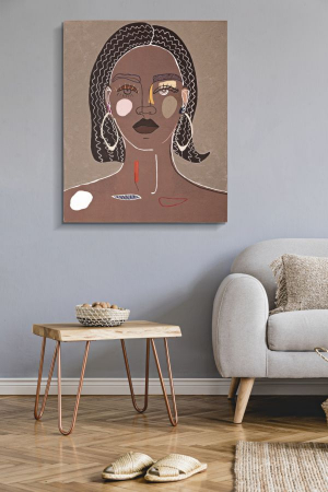 Tablou Portret Femeie Modern Eleganta Vizuala CreativDeco [4]
