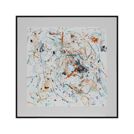 Decoratiuni perete - Tablou cu textura, abstract expresiv multicolor