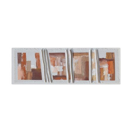 Decoratiuni perete - Tablou panoramic cu blocuri teracota