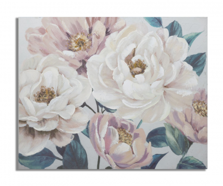 Tablouri - Tablou Flori Roz Alb - Eleganta Calm CreativDeco