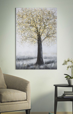 Tablou Copac Infloritor - Naturalete Calm CreativDeco [5]