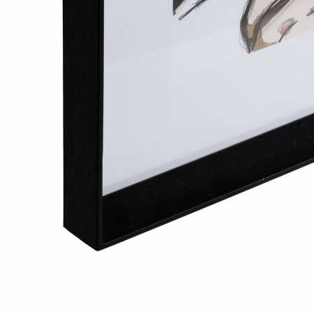 Tablou Madonna stil pop urban – sticlă cu lemn, vertical 63x80 cm [4]
