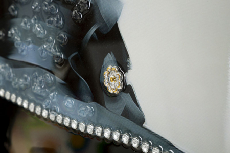 Tablou portret femeie pălărie neagră 62x92 cm – eleganță clasică reinterpretată pe pânză [4]