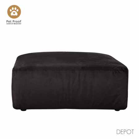 Taburete si pufuri - Taburet antracit Box cu tapițerie rezistentă și design modern