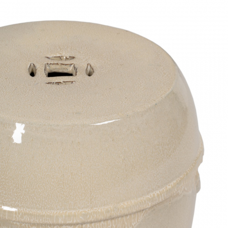 Taburet crem ceramic decor japandi [1]