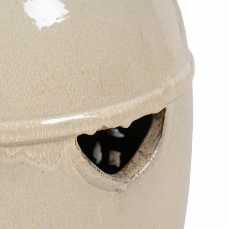 Taburet crem ceramic decor japandi [2]