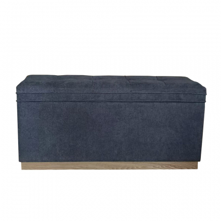 Taburete si pufuri - Bancuta depozitare gri Harmony - design functional elegant