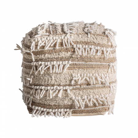 Taburete si pufuri - Taburet boho iuta lana maro|Taburete confortabile