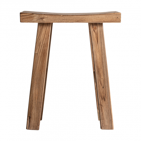 LUX - Taburet colonial lemn tec|Taburete versatile