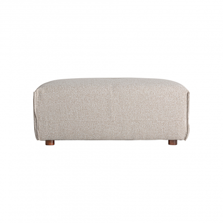 Canapele Modulare - Taburet Art Deco crem | Taburete elegante living