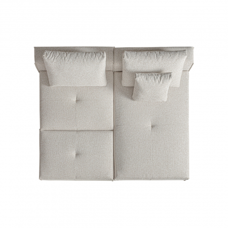 Taburet Art Deco crem | Taburete elegante living [3]