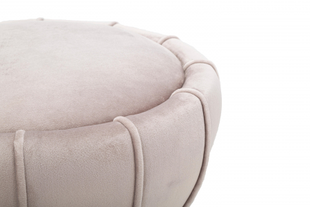 Taburet Floare,bej/auriu,catifea - creativdeco.ro [4]