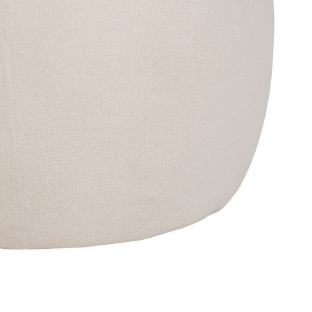 Taburet rotund crem cu ladă ascunsă – stil japandi cald [7]