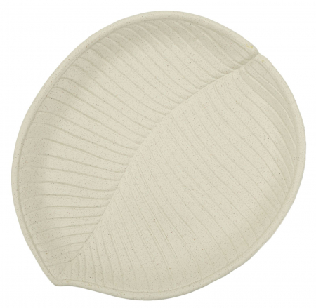 Tavă decorativă din rășină crem cu textură de piatră – Stons [2]