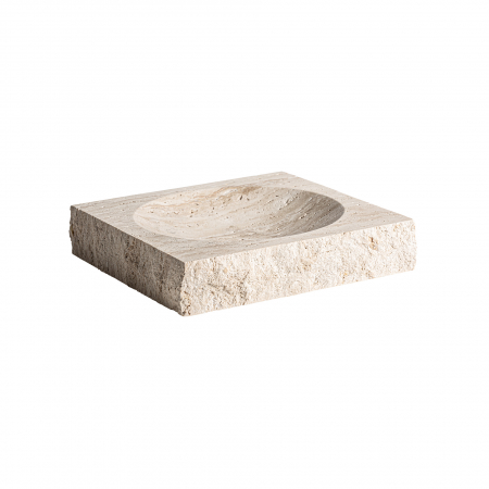 Tavi - Tava decorativa marmura bej|Platouri Art Deco