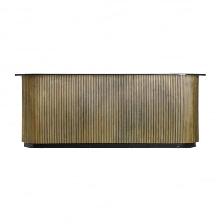 Mobilier bar - Tejghea bar Art Deco metal auriu|Mobilier bar luxos